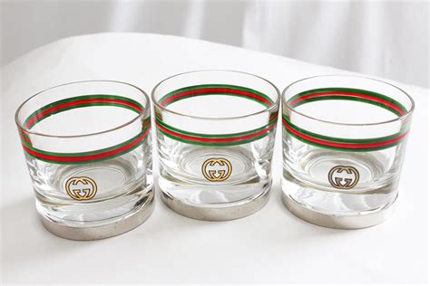 gucci drinking glasses for sale|gucci thick frame glasses.